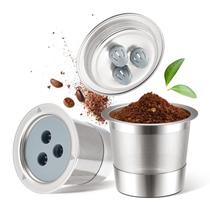 Cápsulas de Café HAILASRE Reutilizables de Acero Inoxidable 2 Unidades