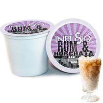 Cápsulas de Café InfuSio 96 Unidades Sabor Rum e Horchata Torra Média Cápsulas de café de dose única para cafeteiras Keurig K-Cup - InfuSio Premium Torrado Compatível com Keurig 2.0