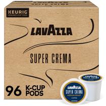 Cápsulas de Café Lavazza Super Crema K-Cup para Keurig - Caixa com 96 Unidades