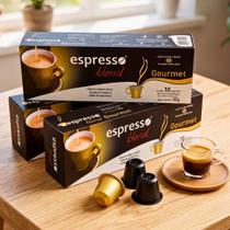 Cápsulas de Café Para Cafeteira Nespresso Espresso Blend Kit 30 Cápsulas Sabor Gourmet 3 Caixas Cápsulas de Café Para Cafeteira Nespresso Espresso Blend Kit 30 Cápsulas Sabor Gourmet 3 Caixas