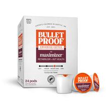 Capsulas de Café para Una Sola Taza Bulletproof The Maximizer, Caja con 24 Unidades, Café Limpio con Prebióticos para el Apoyo del Metabolismo y la Salud Intestinal, Empaque Puede Variar Capsulas de Café para Una Sola Taza Bulletproof The Maximizer, Caja con 24 Unidades, Café Limpio con Prebióticos para el Apoyo del Metabolismo y la Salud Intestinal, Empaque Puede Variar