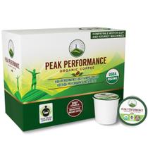 Cápsulas de Café Peak Performance Orgánico USDA, Paquete de 24