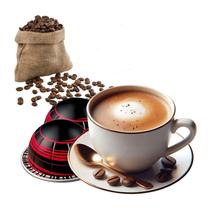 Cápsulas de Café Premium para Máquina de Café em Casa, Pacote Meio Cápsulas de Café Premium para Máquina de Café em Casa, Pacote Meio