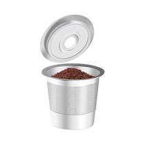 Cápsulas De Café Reutilizáveis De Aço Inoxidável Compatíveis Com K-Cups, Com Tampas, Para Amantes De