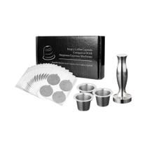 Cápsulas De Café Reutilizáveis De Aço Inoxidável Nespresso, Filtro De Café Recarregável, Copo Para Cápsulas De Café Reutilizáveis De Aço Inoxidável Nespresso, Filtro De Café Recarregável, Copo Para