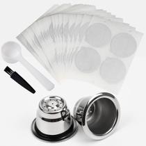 Cápsulas de café reutilizáveis de aço inoxidável para Nespresso (2 xícaras) Cápsulas de café reutilizáveis de aço inoxidável para Nespresso (2 xícaras)