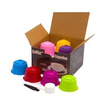 Cápsulas De Café Reutilizáveis para Nescafé DOLCE GUSTO 10 Unidades Com Colher Escova Cápsulas De
