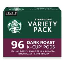 Cápsulas de Café Starbucks Pack Variado 96 K-Cups Torra Escura Cápsulas de Café Starbucks Pack Variado 96 K-Cups Torra Escura