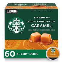 Cápsulas de café Starbucks sabor caramelo K-Cup, paquete de 60 unidades
