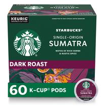 Cápsulas de Café Starbucks Sumatra Torra Escura 60 K-Cups