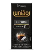 Cápsulas de Café União Ristretto Intensidade 11 para Máq Nespresso Cápsulas de Café União Ristretto Intensidade 11 para Máq Nespresso