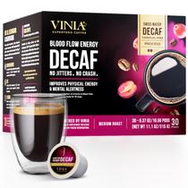 Cápsulas de Café VINIA Blood Flow Decaf - Médio Torrado - 30 Unidades