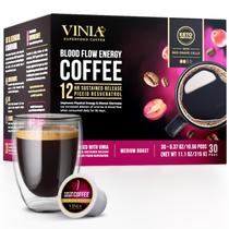 Cápsulas de Café VINIA Blood Flow Energy - Médio Torra - 30 Unidades