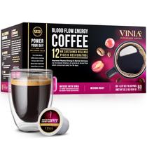 Cápsulas de Café Vinia Blood Flow Energy - Médio Torra - 60 Unidades Cápsulas de Café Vinia Blood Flow Energy - Médio Torra - 60 Unidades