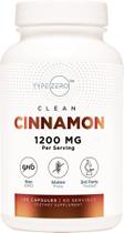 Cápsulas de canela do Ceilão Tipo Zero 1200 mg 120 cápsulas