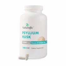 Cápsulas de casca de psyllium Naturafic 1500 mg 240 cápsulas