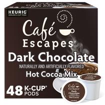 Cápsulas de Chocolate Quente Hot Cocoa K-Cup Café Escapes Chocolate Amargo 48 un.