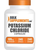 Cápsulas de cloreto de potássio BulkSupplements.com 105 mg 240 Cápsulas de cloreto de potássio BulkSupplements.com 105 mg 240