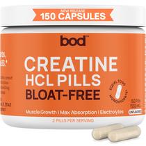 Cápsulas de creatina BOD HCL para suporte muscular 150 cápsulas