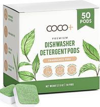 Cápsulas de detergente para lava-louças COCO+ nanoconcentradas 50 cápsulas Cápsulas de detergente para lava-louças COCO+ nanoconcentradas 50 cápsulas