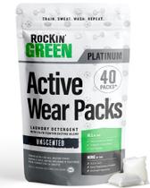 Cápsulas de detergente para roupa Rockin' Green Active Wear 40 cápsulas Cápsulas de detergente para roupa Rockin' Green Active Wear 40 cápsulas