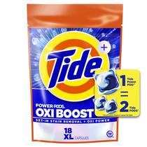 Cápsulas de detergente para roupa Tide Oxi Boost Power 18 unidades