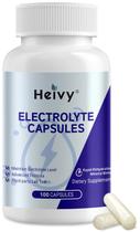 Cápsulas de Eletrólitos Heivy Sal com Alto Teor de Sódio 500mg 100 Unidades