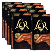 Cápsulas de Espresso L'OR Colômbia 80 Unidades Compatíveis