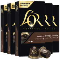 Cápsulas de Espresso L'OR Forza 50 Unidades de Alumínio Cápsulas de Espresso L'OR Forza 50 Unidades de Alumínio