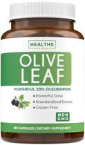 Cápsulas de extrato de folha de oliveira Healths Harmony 750 mg 6 meses Cápsulas de extrato de folha de oliveira Healths Harmony 750 mg 6 meses