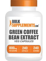 Cápsulas de extrato de grão de café verde e suplementos a granel 800 mg 240 ct