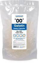 Cápsulas de gelatina vazias Nutricost Tamanho 00-500 Cápsulas transparentes Cápsulas de gelatina vazias Nutricost Tamanho 00-500 Cápsulas transparentes