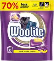 Cápsulas de Lava Roupas Woolite Dark Wash com Queratina 33 unidades