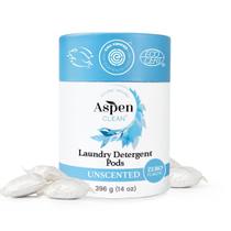 Cápsulas de lavanderia AspenClean, sem perfume, 36 unidades, sem plástico Cápsulas de lavanderia AspenClean, sem perfume, 36 unidades, sem plástico