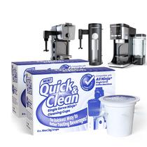 Cápsulas de limpeza Quick & Clean compatíveis com máquinas de café Ninja, pacote com 12