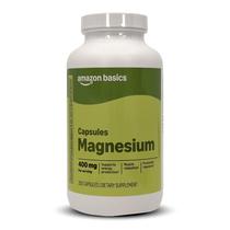 Cápsulas de Magnésio Amazon Basics 400 mg 250 unidades