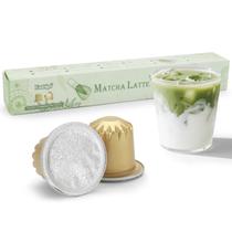 Cápsulas de Matcha Latte Adoçado Eastsign Compatíveis com Nespresso 10 Unidades Cápsulas de Matcha Latte Adoçado Eastsign Compatíveis com Nespresso 10 Unidades