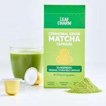 Cápsulas de Matcha LeafCharm para Nespresso Original 10 Unidades Cápsulas de Matcha LeafCharm para Nespresso Original 10 Unidades