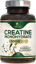 Cápsulas de monohidrato de creatina Nature's Nutrition 3000 mg