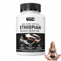 Cápsulas de Óleo de Semente Preta Etíope cxuhui 60 Softgels Cápsulas de Óleo de Semente Preta Etíope cxuhui 60 Softgels