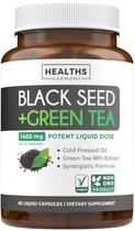 Cápsulas de óleo de semente preta Supplement Healths Harmony para 1 mês