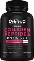 Cápsulas de peptídeos de colágeno ORPHIC NUTRITION 1800mg para mulheres