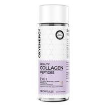 Cápsulas de peptídeos de colágeno OxyEnergy 1100mg com biotina e Vit C 180 unidades