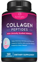 Cápsulas de peptídeos de colágeno Sunergetic Premium 2500mg 150ct