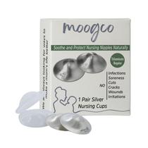 Cápsulas de Prata para Amamentação MOOGCO 925k Trilaminadas Tamanho Regular