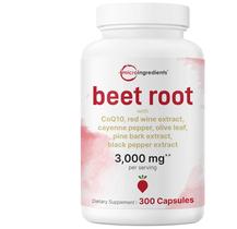 Cápsulas de Raiz de Beterraba Micro Ingredients 3000 mg 300 Cápsulas Cápsulas de Raiz de Beterraba Micro Ingredients 3000 mg 300 Cápsulas