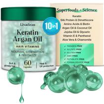 Cápsulas de sérum capilar LiveClean LiveClean 60 CT para cabelos crespos