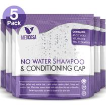 Cápsulas de Shampoo Sem Enxágue Medcosa Waterless com Aloe Vera - Pacote com 5