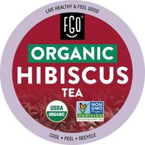 Cápsulas de Té de Hierbas de Hibisco Orgánico FGO 24 Compatibles con K-Cup Cápsulas de Té de Hierbas de Hibisco Orgánico FGO 24 Compatibles con K-Cup