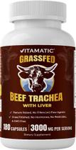 Cápsulas de Traqueia Bovina com Fígado Vitamatic 180 Cápsulas 3000 mg Cápsulas de Traqueia Bovina com Fígado Vitamatic 180 Cápsulas 3000 mg